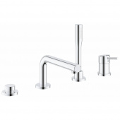 Смеситель для ванны GROHE Concetto New на 4 отверстия с ручным душем и переключателем, хром (19576002) — фото, характеристики, купить в CLIMBO