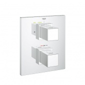 Термостат для ванны GROHE Grohtherm Cube с переключателем (верхняя монтажная часть), 19958000 — фото, характеристики, купить в CLIMBO