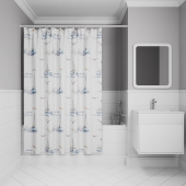 Штора для ванной, 200x180 см, Полиэстер, IDDIS, BO02P18i11 — фото, характеристики, купить в CLIMBO