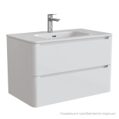 Тумба подвесная, белый, 80 см, Edifice,  IDDIS, EDI80W0i95. Подходит умывальник 0108000i28 — фото, характеристики, купить в CLIMBO