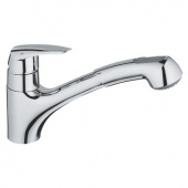 Смеситель для кухни GROHE Eurodisc с выдвижным изливом, 32257001 — фото, характеристики, купить в CLIMBO