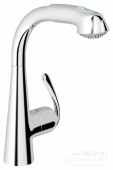 Смеситель для кухни GROHE Zedra с выдвижным изливом/лейкой, 32553000 — фото, характеристики, купить в CLIMBO