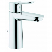 Смеситель для раковины GROHE BauEdge с донным клапаном, M-Size, хром (23758000) — фото, характеристики, купить в CLIMBO