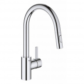 Смеситель для кухни GROHE Eurosmart Cosmopolitan, высокий излив, хром (31481001) — фото, характеристики, купить в CLIMBO