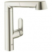 Смеситель для кухни GROHE K7 с выдвижным изливом, 32176DC0 — фото, характеристики, купить в CLIMBO