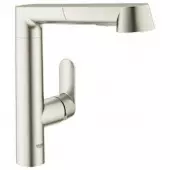 Смеситель для кухни grohe k7 профессиональный уменьшенный вариант хром 31379000