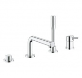 Смеситель для ванны GROHE Concetto с душевым гарнитуром (на бортик ванны), 19576001 — фото, характеристики, купить в CLIMBO