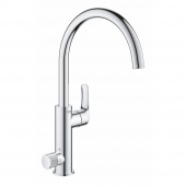 Смеситель для кухни GROHE Blue Pure Eurosmart с функцией очистки водопроводной воды, хром (31722000) — фото, характеристики, купить в CLIMBO