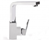 Смеситель для раковины GROHE Eurocube с донным клапаном и высоким изливом, 23135000 — фото, характеристики, купить в CLIMBO