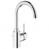 Смеситель для раковины GROHE Concetto с донным клапаном, высокий излив, 32629001 — фото, характеристики, купить в CLIMBO