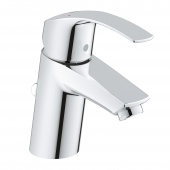 Смеситель для раковины GROHE Eurosmart с донным клапаном, S-size, 33265002 — фото, характеристики, купить в CLIMBO