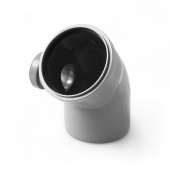 Отвод с выходом левый 110x50/45 PROAQUACOMFORT — фото, характеристики, купить в CLIMBO