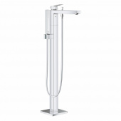 Смеситель для ванны GROHE Eurocube, свободностоящий, с ручным душем, хром (23672001) — фото, характеристики, купить в CLIMBO