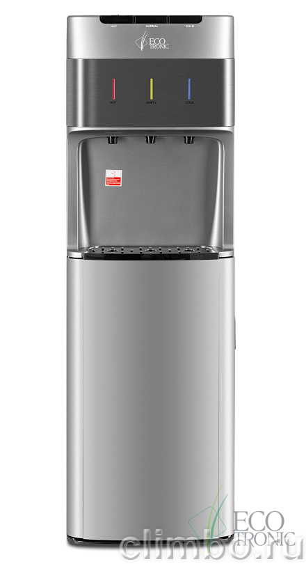 Кулер с нижней загрузкой бутыли Ecotronic M30-LXE silver+SS — фото товара