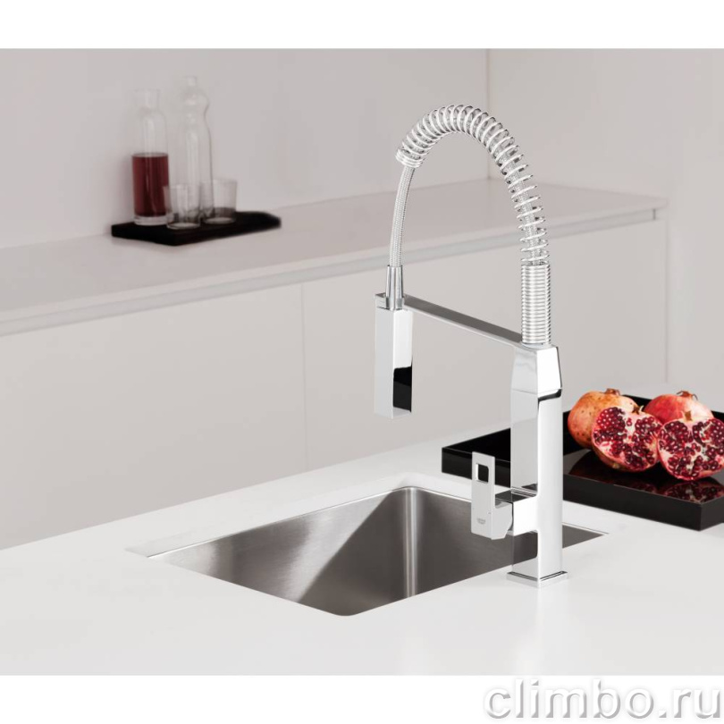 Смеситель для кухни GROHE Eurocube профессиональный, хром (31395000) — фото товара