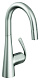 Смеситель для кухни GROHE Zedra с выдвижным изливом/лейкой, 32296SD0 — фото товара