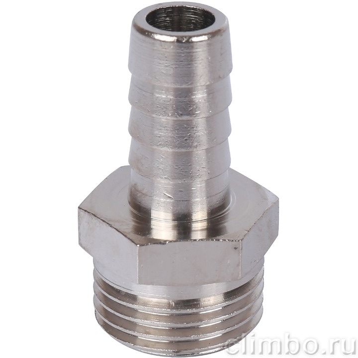 STOUT Штуцер НР никелированный 1/2"x12 — фото товара