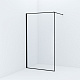 Душевая перегородка Walk In, черный 110x195, Slide, IDDIS, SLI8BS7i23 — фото товара