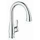 Смеситель для кухни GROHE Parkfield с выдвижным изливом/лейкой, хром (30215001) — фото товара