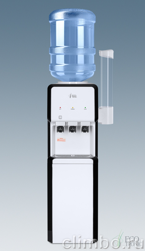 Кулер Ecotronic V33-LCE white-black со шкафчиком — фото товара