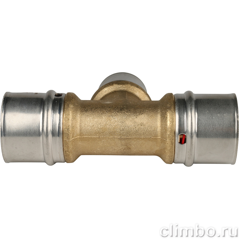 STOUT Тройник переходной 32х26х32 для металлопластиковых труб прессовой (SFP-0005-322632) — фото товара