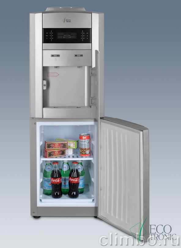 Кулер Ecotronic G21-LSPM Silver со шкафчиком-озонатором — фото товара