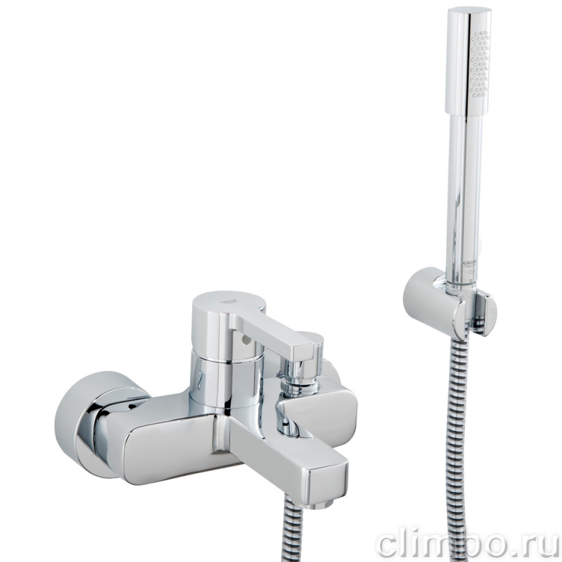 Смеситель для ванны GROHE Lineare с душевым гарнитуром, 33850000 — фото товара