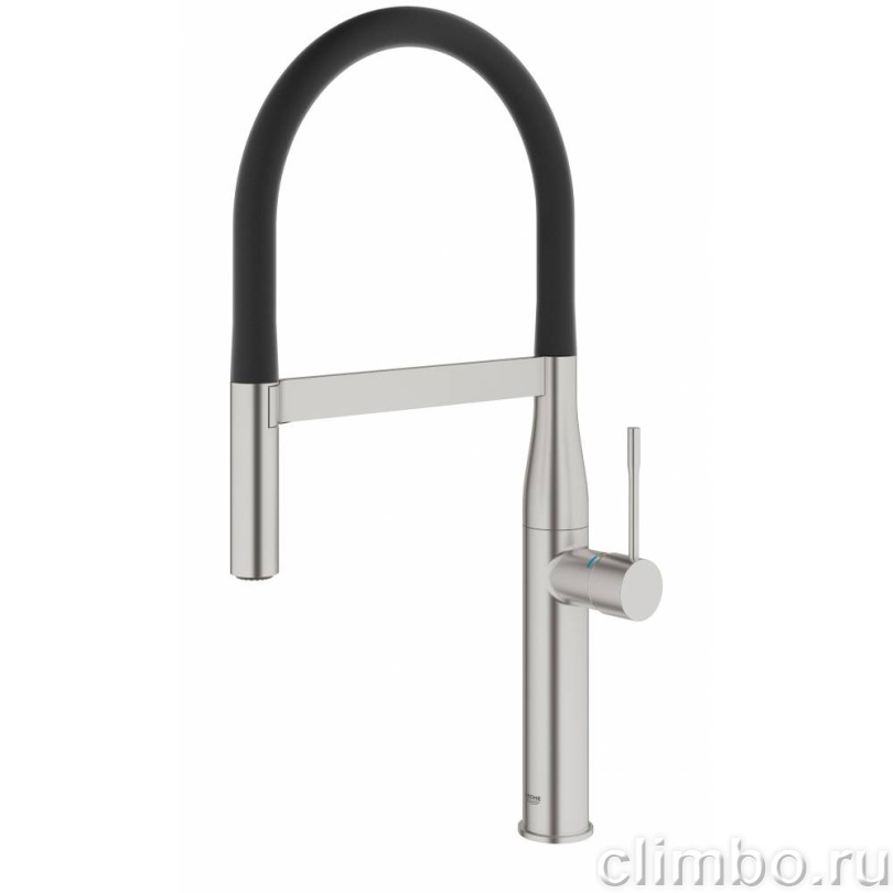 Смеситель для кухни GROHE Essence с профессиональной лейкой, поворотный излив, суперсталь (30294DC0) — фото товара