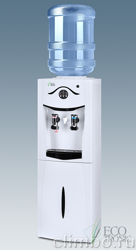 Кулер Ecotronic K21-L Carbo white+black — фото товара