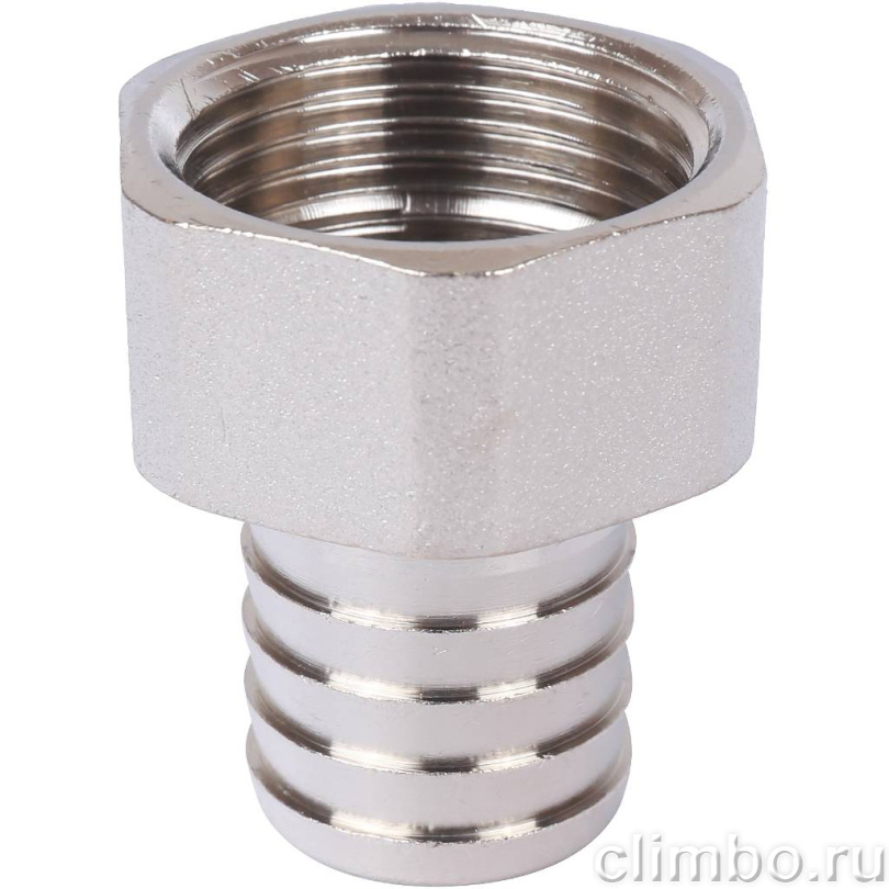 STOUT Штуцер ВР никелированный 1"x25 — фото товара