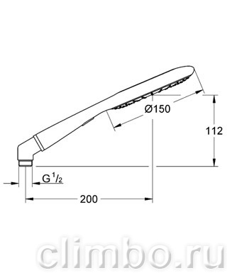 Ручной душ GROHE Rainshower Icon (2 режима), 27443000 — фото товара