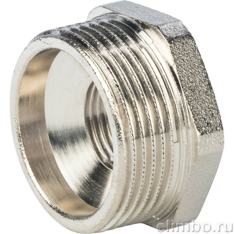 STOUT Футорка никелированная 2X1/2 — фото товара