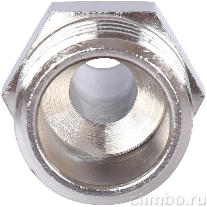 STOUT Штуцер НР никелированный 1/2"x12 — фото товара
