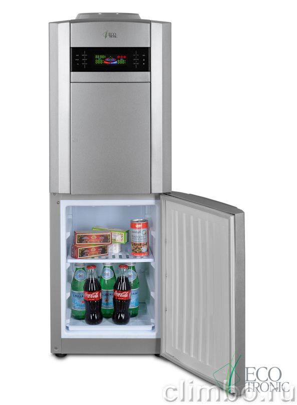 Кулер Ecotronic G21-LSPM Silver со шкафчиком-озонатором — фото товара