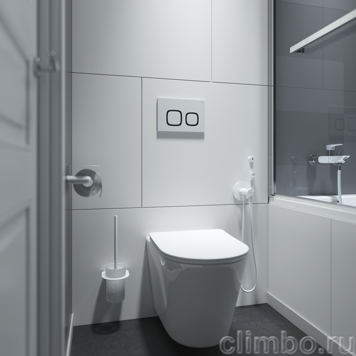 Клавиша смыва, универсальная, белая, Unifix, 004, IDDIS — фото товара
