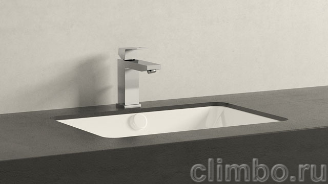 Смеситель для раковины GROHE Eurocube с донным клапаном, 23445000 — фото товара