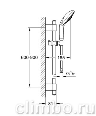 Ручной душ GROHE Rainshower Classic (3 режима), 28764000 — фото товара