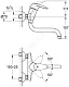 Смеситель для кухни GROHE Eurodisc Cosmopolitan, настенный с низким изливом, 33772002 — фото товара