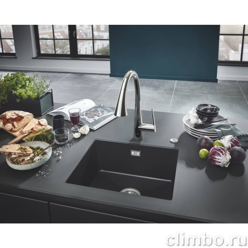 Смеситель для кухни GROHE Zedra New с выдвижной лейкой, хром (32294002) — фото товара