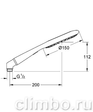 Ручной душ GROHE Rainshower Icon (2 режима), 27628000 — фото товара