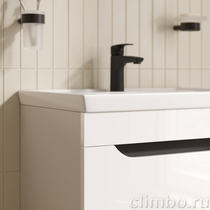 Тумба напольная, 60 см, белый, Рэй (Ray), IDDIS, RAY60WFi95 подходит умыв. 4076000i28 — фото, детали конструкции