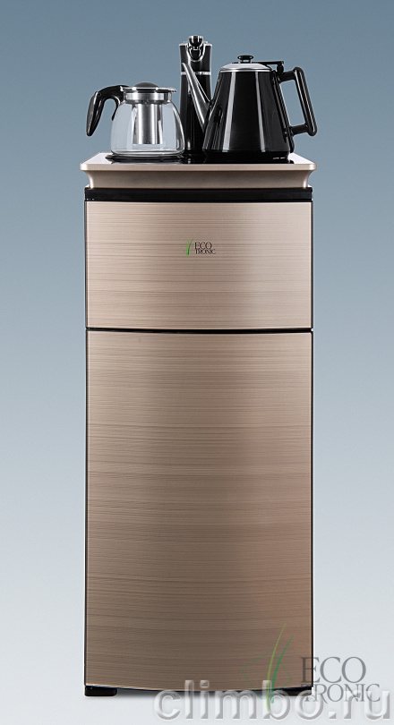 Кулер с чайным столиком Тиабар Ecotronic TB9-LN gold — фото товара