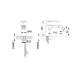 Смеситель для биде, белый/хром, Calipso, IDDIS — фото товара