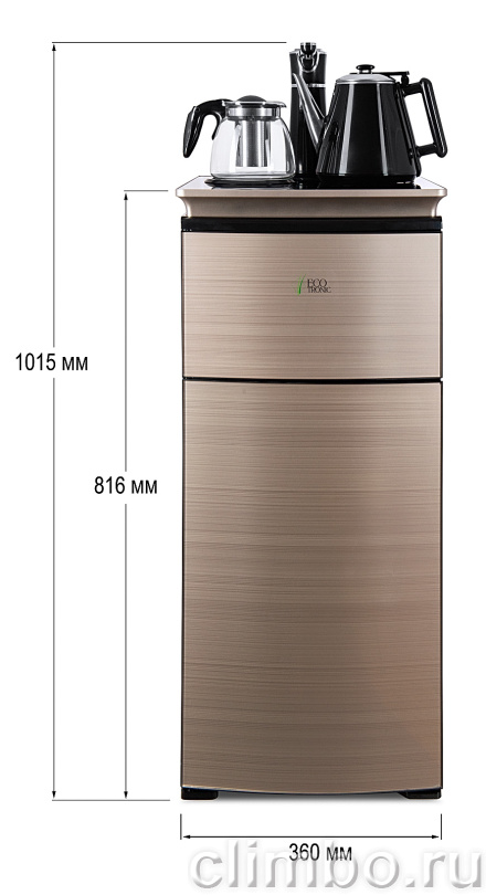 Кулер с чайным столиком Тиабар Ecotronic TB9-LN gold — фото товара