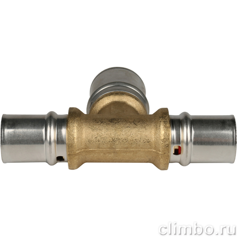 STOUT Тройник переходной 20х26х20 для металлопластиковых труб прессовой (SFP-0005-202620) — фото товара