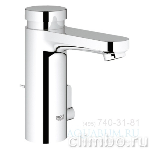 Смеситель для раковины GROHE Eurosmart Cosmopolitan T с донным клапаном, 36318000 — фото товара
