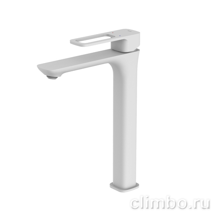 Смеситель для настольного умывальника, белый матовый, Slide, IDDIS — фото товара