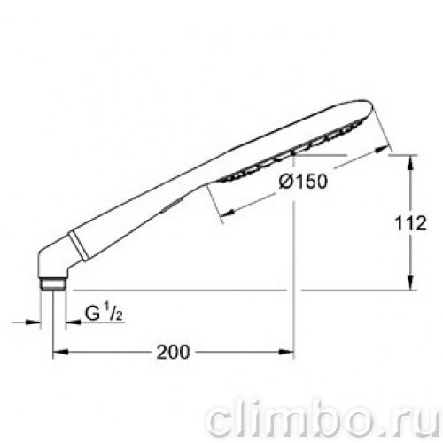 Ручной душ GROHE Rainshower Icon (2 режима), 27276000 — фото товара