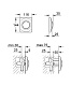 Панель смыва для писсуара GROHE Surf (1 режим смыва), 37018P00 — фото товара