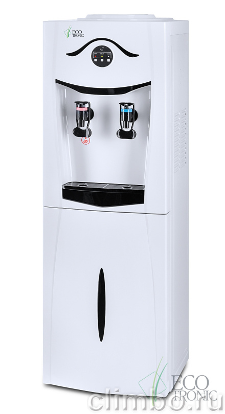 Кулер Ecotronic K21-LF white+black с холодильником — фото товара